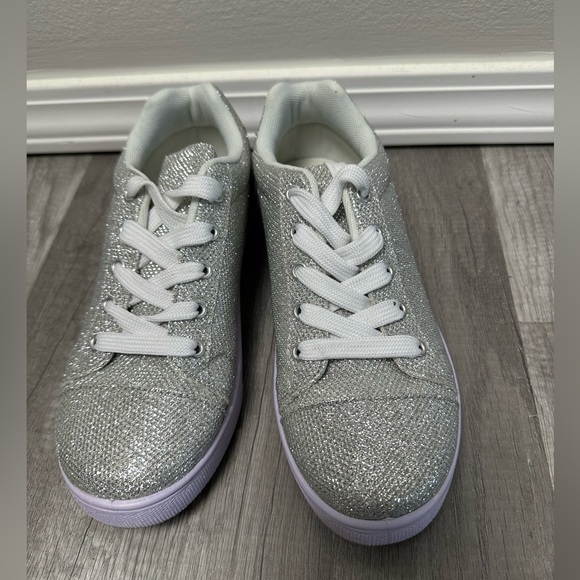 Asos shoes, grey with sequins, size EU 38/US6,5 - Picture 1 of 4
